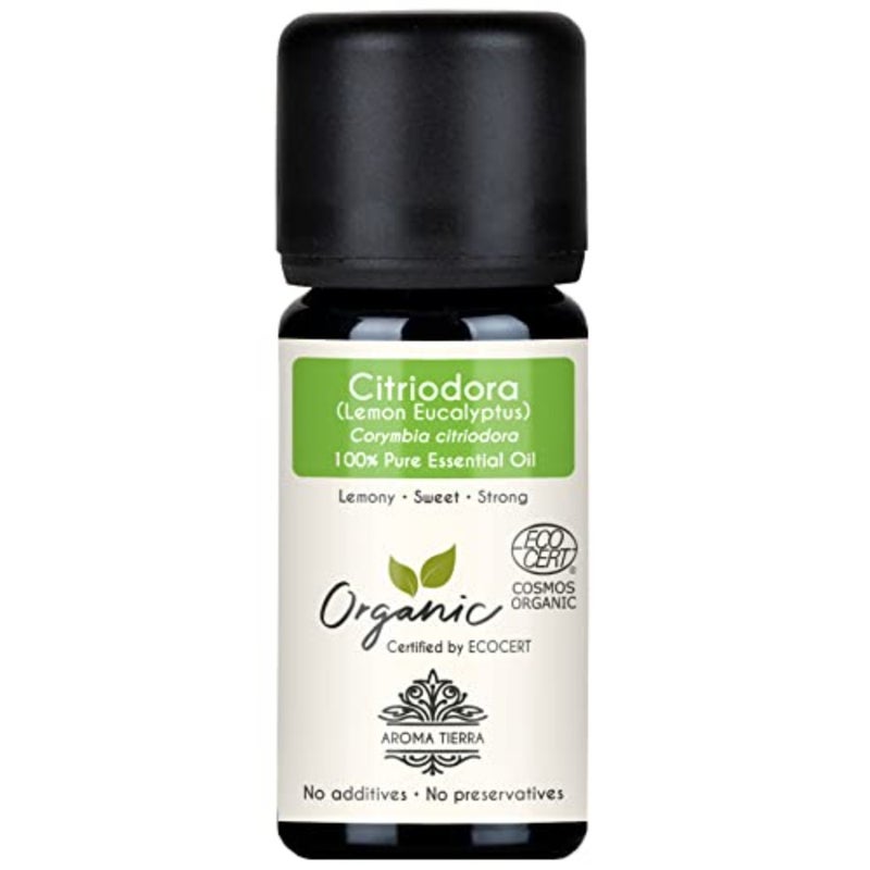 Organic Citriodora essential oil for diffuser and aromatherapy use, pure eucalyptus-derived, fresh lemon scent, natural air purifying and candle additive - Image 1