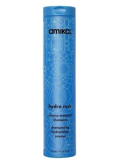 amika Amika Hydro Rush Intense Moisture Shampoo with Hyaluronic Acid – Ultra-Hydrating, Sulfate-Free, Color-Safe Formula for Dry, Dehydrated Hair – 9.2 oz / 275 ml  - Image 1