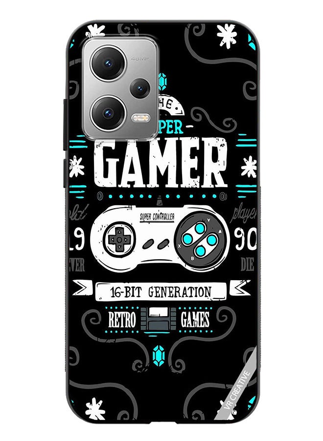 VR CREATIVE Protective Case Cover For Xiaomi Redmi Note 12 Super Gamer Design Multicolour - Image 1