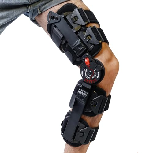KD ROM Knee Brace: Hinged Post-Op Knee Brace for Arthritis, ACL, MCL, and PCL Injury – Optimal Support for Rehabilitation - Image 1