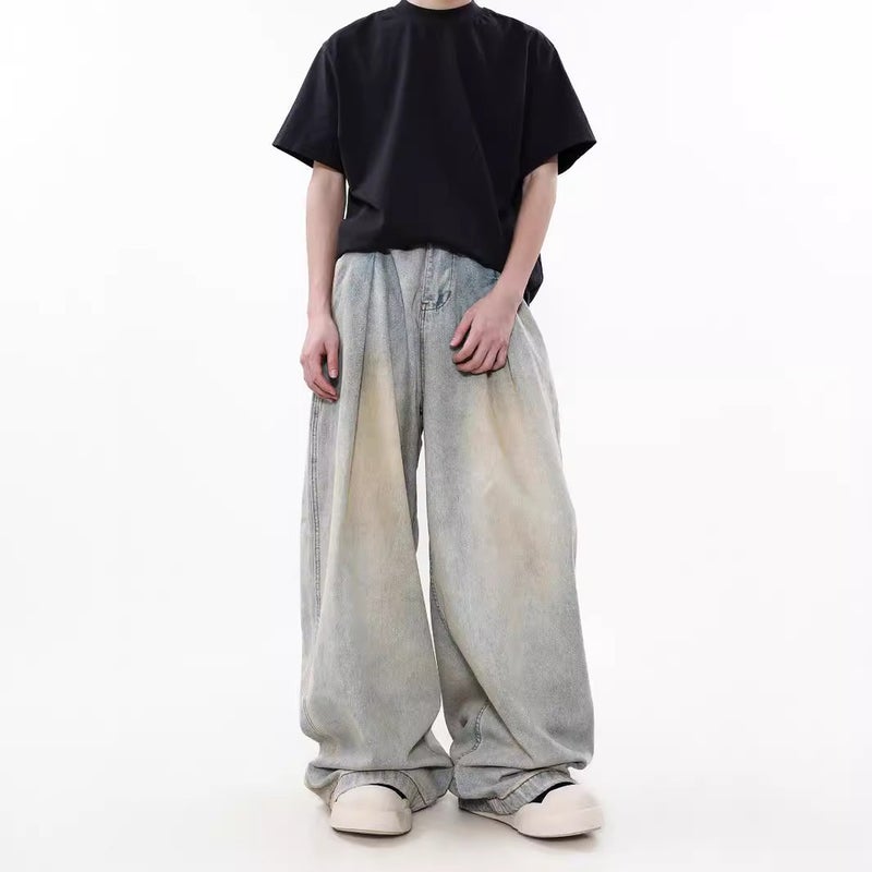 Unisex Classic Denim Jeans Loose Fit Daily Outdoor Wear - Image 5