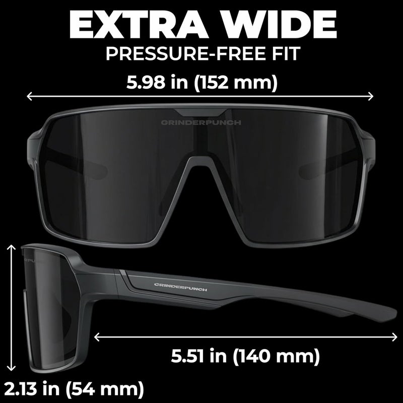 grinderPUNCH XL Baseball, Pickleball, Running, Hiking & Cycling Polarized Sport Sunglasses for Men & Women with UV Protection - Image 5
