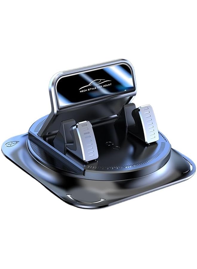 Green Tiger 360 Degree Rotation Dashboard Phone Holder for Car, Universal Dashboard Phone Mount for Car, One-Handed Operation & Stable Suction Cup, Fits All Phone Sizes, Easy Installation (Mirror Face) - Image 1