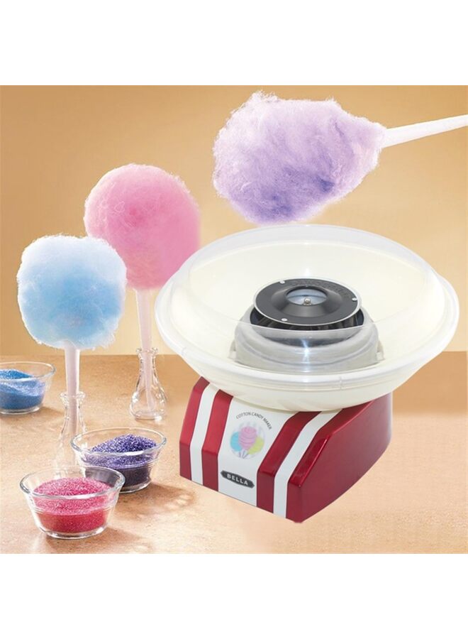 Cotton Candy Machine - Bright, Colorful Style- Makes Hard and Sugar Free Candy, Sugar Floss, Homemade Sweets for Birthday Parties,RED - Image 4
