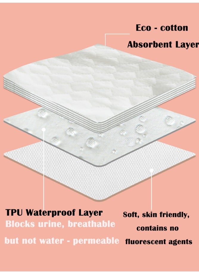 بيبي لاند سروال تدريب للأطفال، 4 قطع - سراويل تدريب قابلة للسحب ممتصة للرطوبة (6 طبقات) لتعليم استخدام الحمام، ناعمة ومريحة للأولاد والبنات، مقاومة للتسرب، خصر مرن 360° (مقاسات L) - Image 5