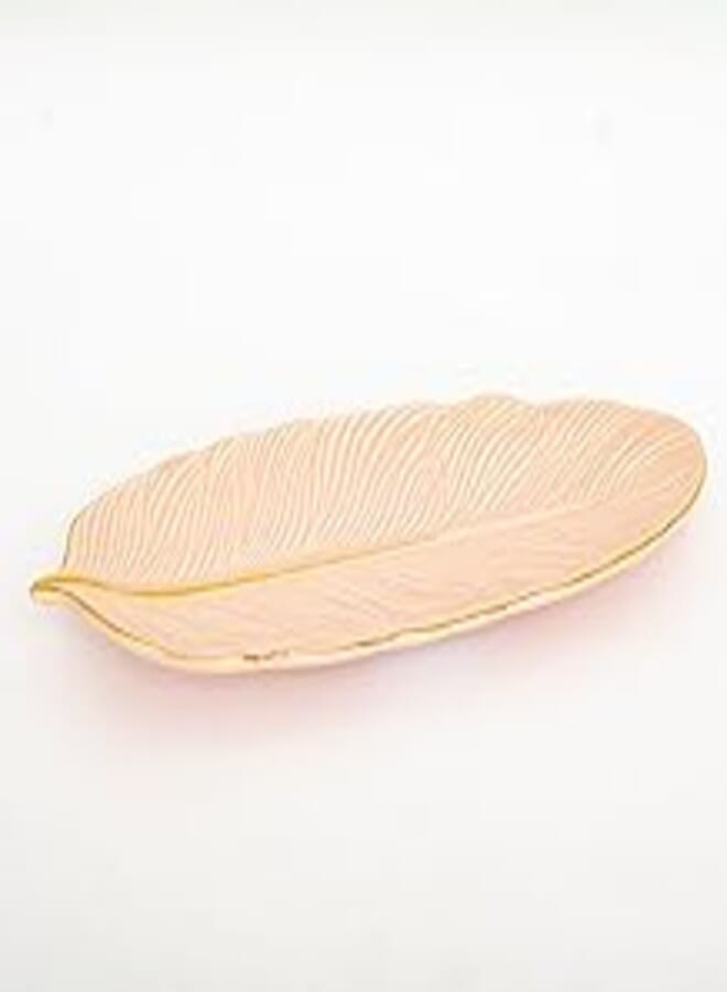 LA MAYA LA MAYA Porcelain Serving Platter, C-82-P Porcelain Pink 