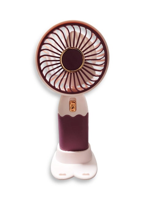 Portable Mini Fan USB Rechargeable Cute 250MAH Small Electric Fan For School , 210B