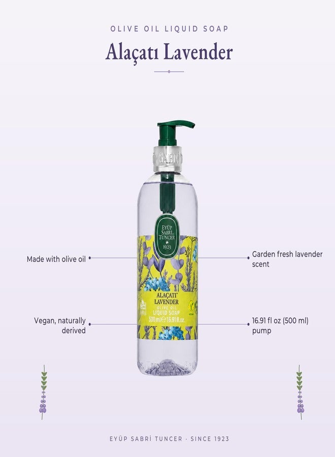 EST Eyup Sabri Tuncer Olive Oil Hand Soap, Lavender, 16.9 fl oz (500 ml) - Image 4