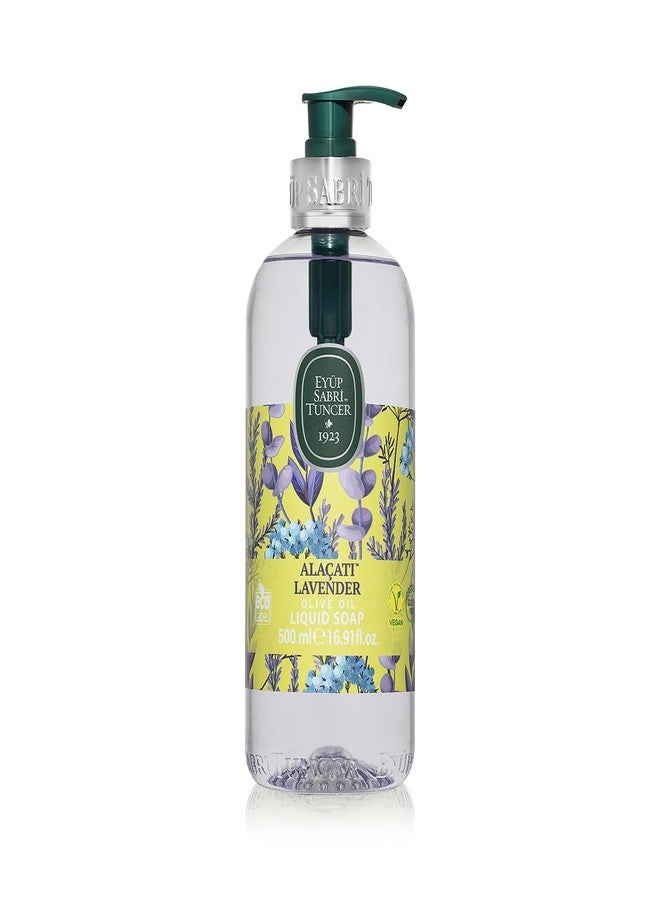 EST Eyup Sabri Tuncer Olive Oil Hand Soap, Lavender, 16.9 fl oz (500 ml) - Image 1