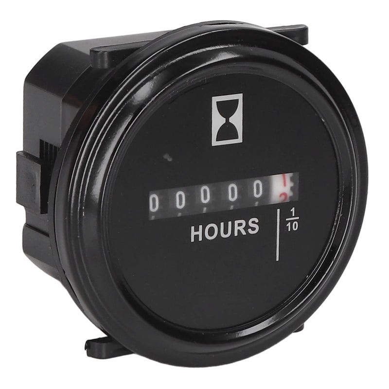 Universal AC DC Round Hour Meter 99999.9 Hours 6‑80V Fully Sealed - Image 5