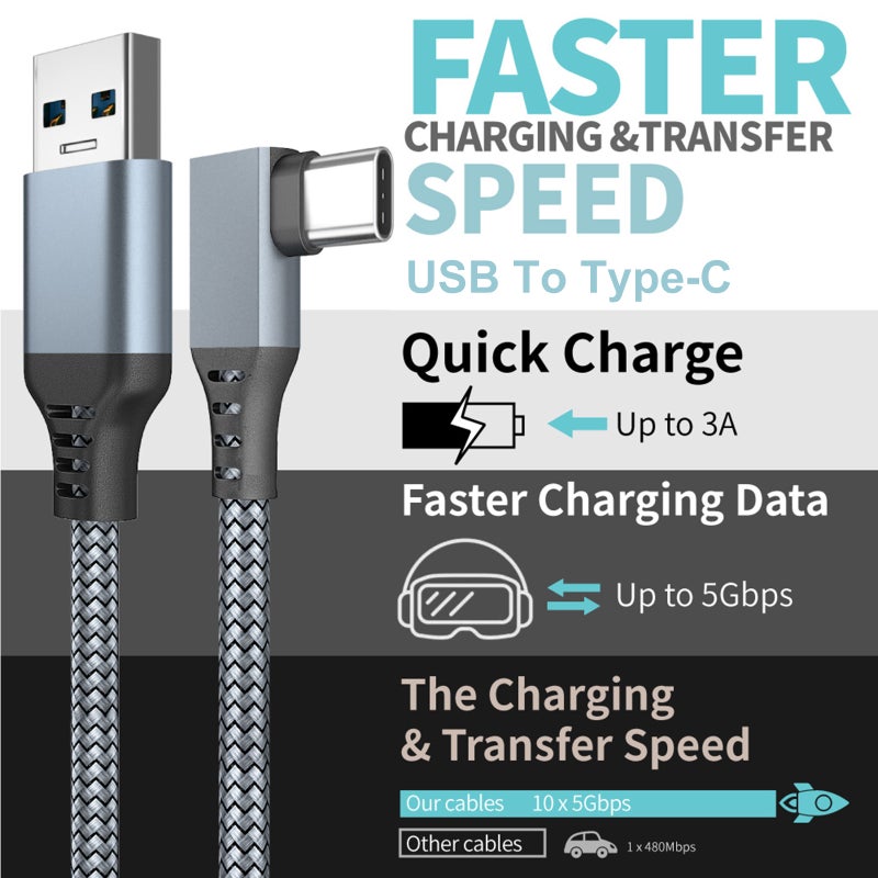 VR Link Cable 5Gbps High-Speed Data Transfer Suitable For VR Virtual Reality Headset Gaming Connection PC - Image 3