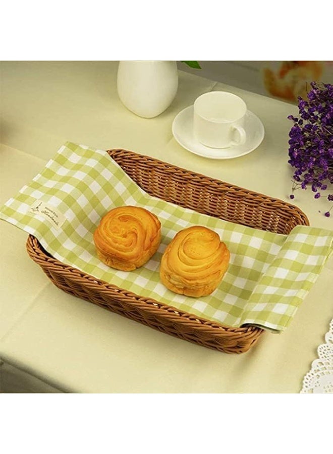 Durable Wicker Food Basket – Rectangular Storage for Fruits, Vegetables, Bread & Snacks – Ideal for Home & Kitchen Use - Image 4