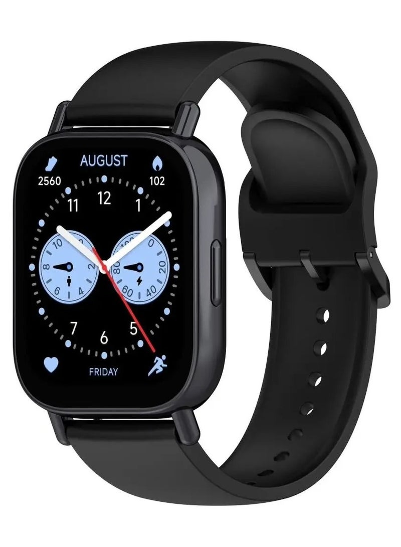 Replacement Silicone Strap Accessories Colorful Wristband Adjustable Watch Bracelet for Redmi Watch 5 Lite/5 Active (Black)  - Image 1