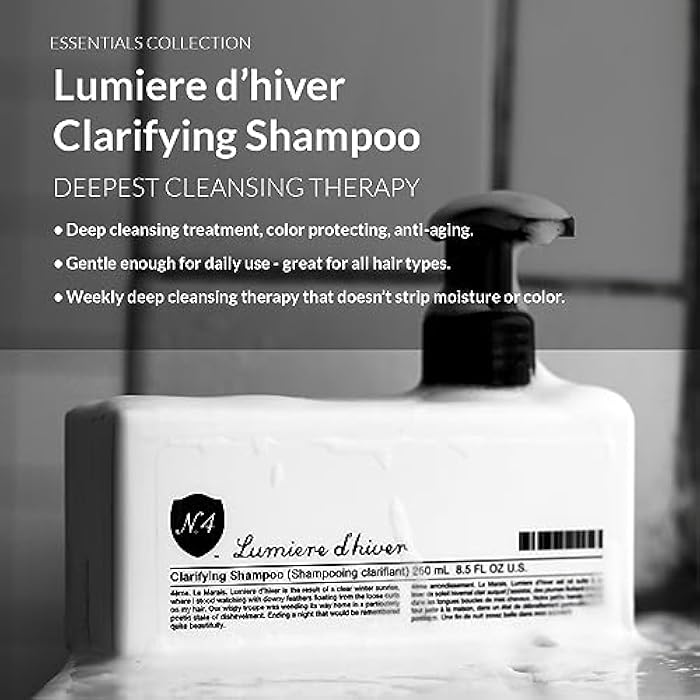 Number 4 Clarifying Shampoo, Shampoo for Women and Men, Cleansing Hair Shampoo, 8.5 oz - Image 3