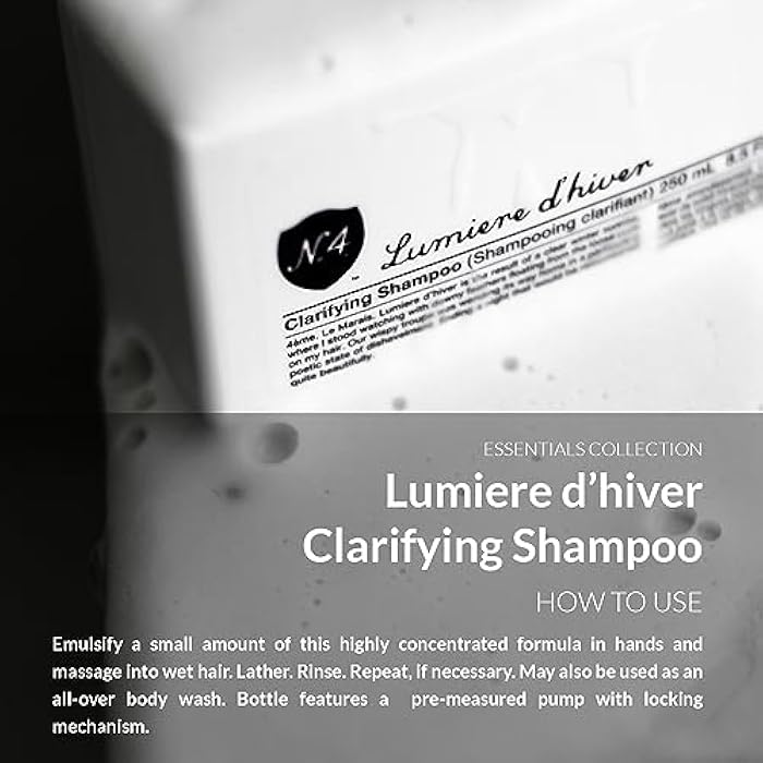 Number 4 Clarifying Shampoo, Shampoo for Women and Men, Cleansing Hair Shampoo, 8.5 oz - Image 4