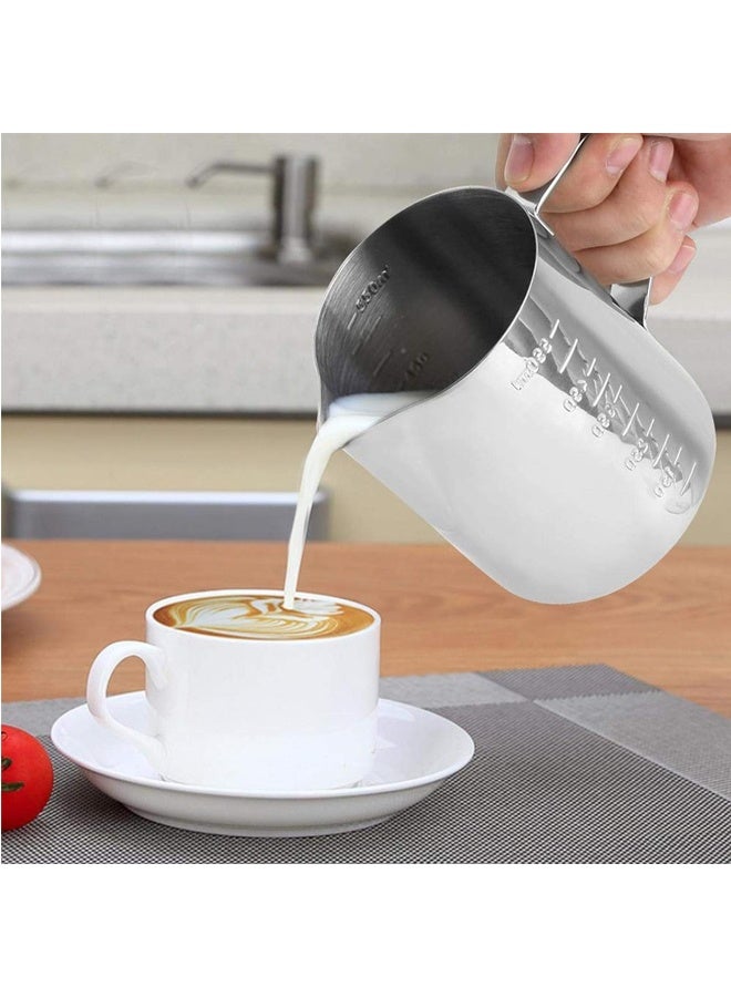1 piece Milk Frothing Pitcher Steaming Pitchers Stainless Steel Milk/Coffee/Latte/Cappuccino Steam Pitchers Milk Jug Cup - Image 2