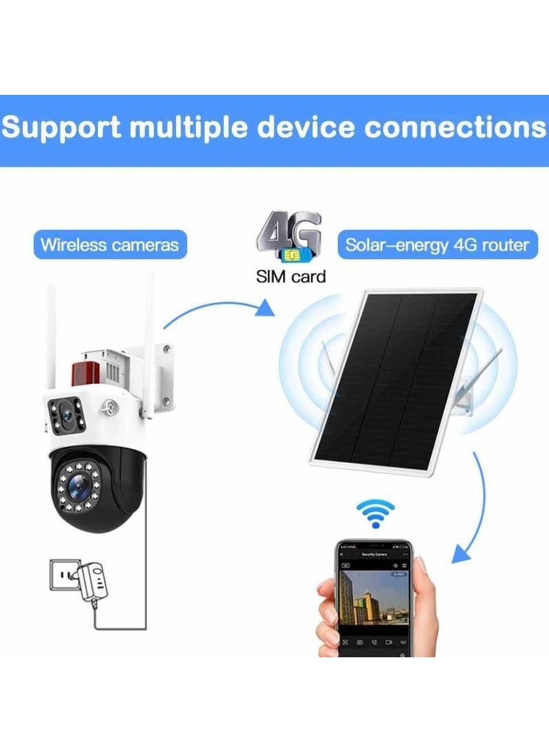 Generic Outdoor Solar Powered 4G LTE Router with Nano SIM Card Slot - High-Speed Wireless Internet, Weatherproof Design, Ideal for Remote Areas, Campsites, and Outdoor Events  - Image 4