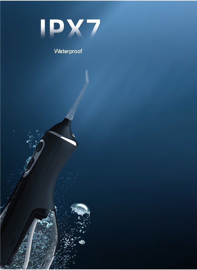 NKX - USB Rechargeable Ultimate Handheld Tooth Beautifier & Calculus Removal Water Flosser with 4 Nozzles - Image 1