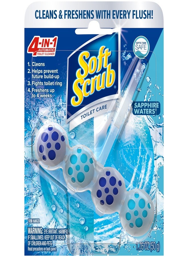 Soft Scrub 4-in-1 Toilet Care, Sapphire Waters, 50 Gram - Image 1