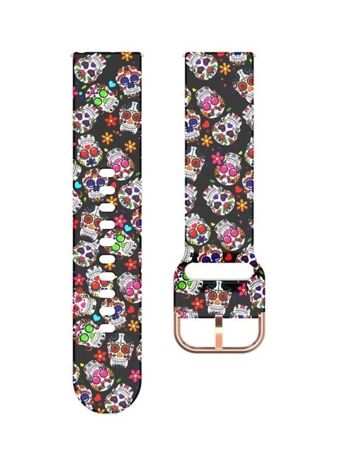 Loquat Silicone Printing Replacement Watchband For Samsung Galaxy Watch 42mm Multicolour - Image 2