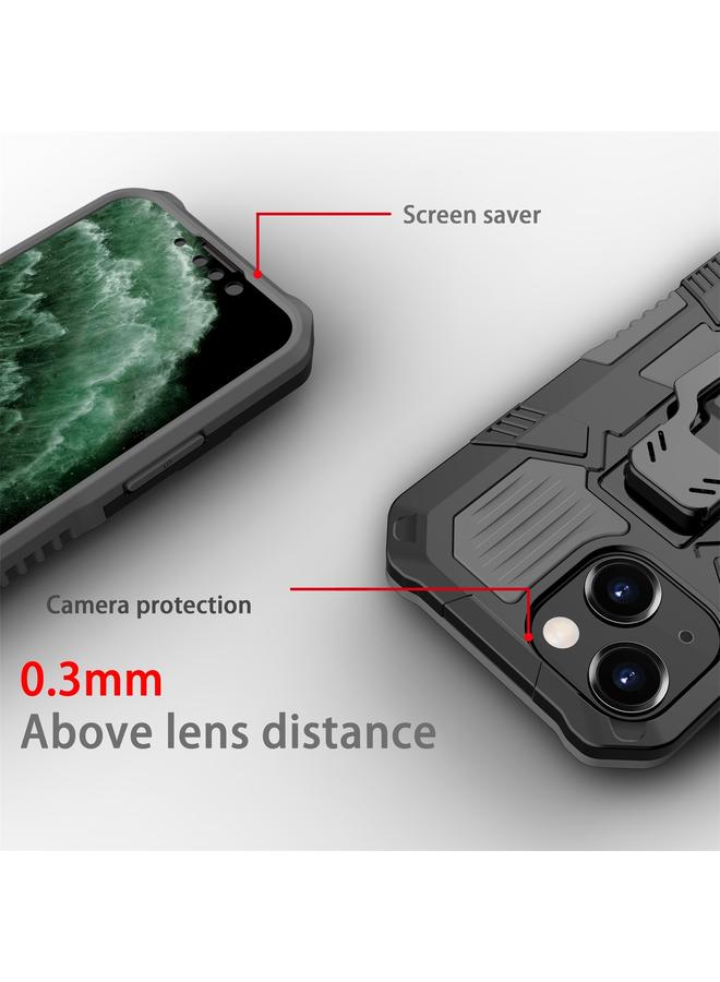 اس-توب جراب لهاتف iPhone 13 mini Machine Armor Warrior مقاوم للصدمات من البولي كربونات + جراب واقٍ من مادة TPU - Image 4