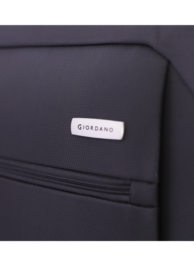 GIORDANO Giordano Trolley Bags 3 PCS Set Softside Suitcase,Grey  - Image 5