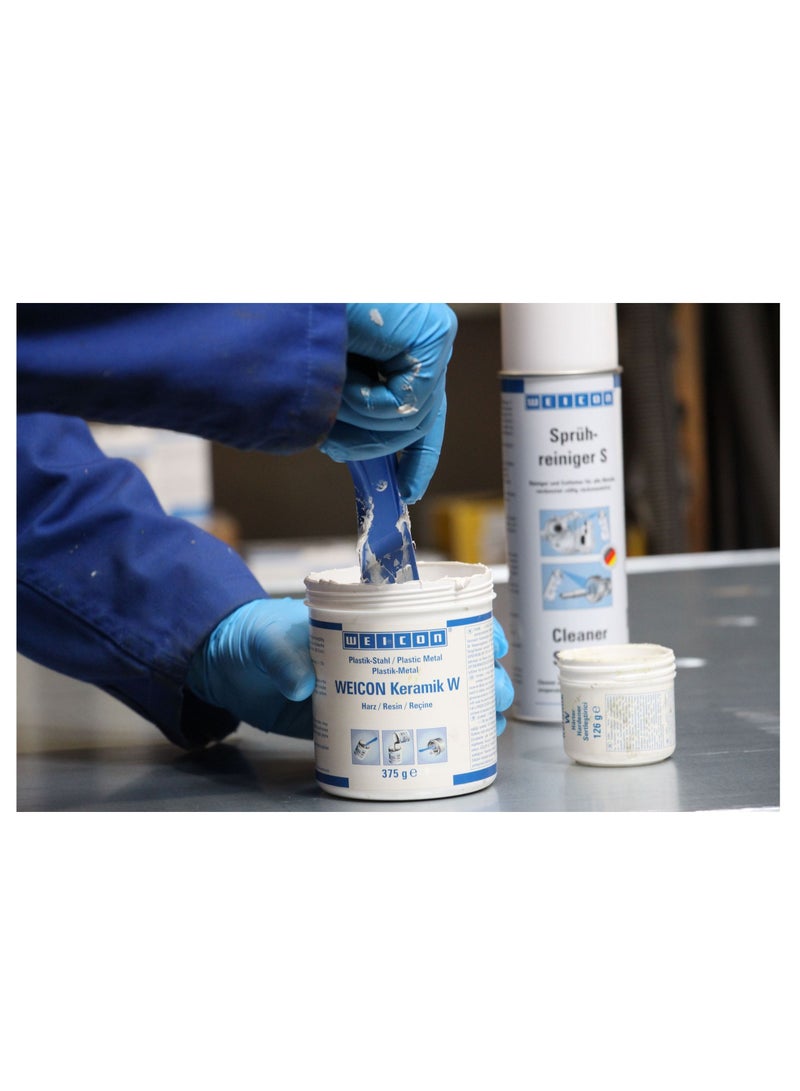 WEICON Epoxy Resin Plastic Steel Ceramic W | 500 g | white | For bonding & lining - Image 2