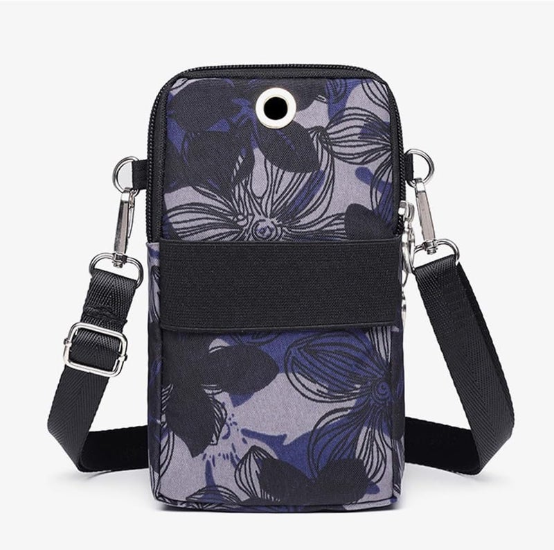 JANKS Small Crossbody Bag for Women - Mini Phone Purses with Crossbody Strap and Wallet - Nylon Arm Bag - Image 4