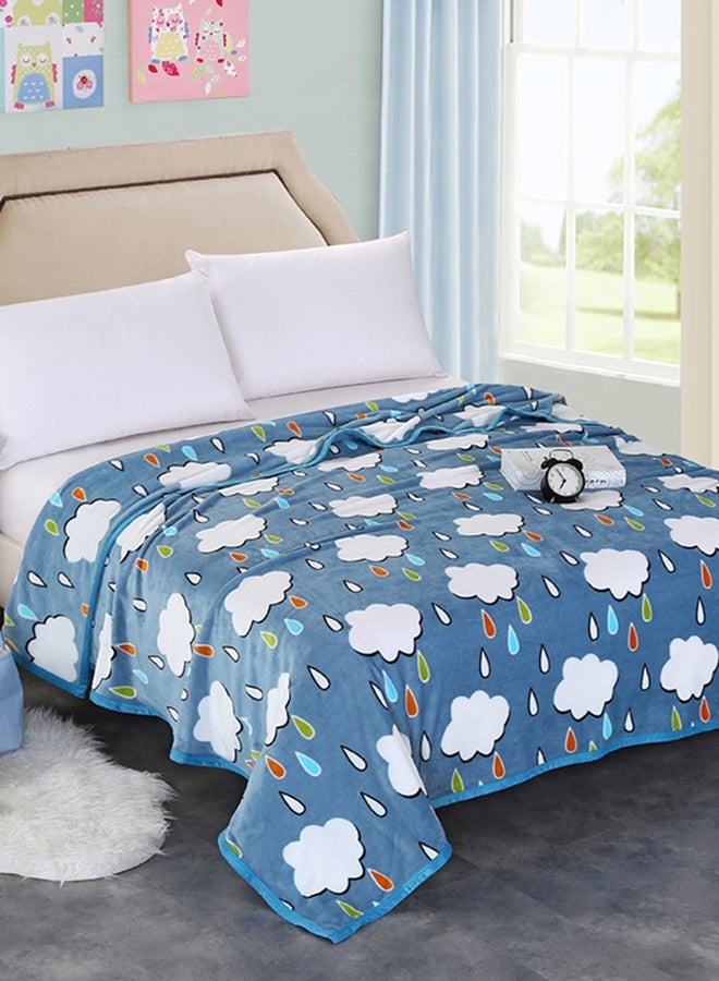 NIBEMINENT Soft Cartoon Pattern Warm Bed Blanket cotton Multicolour 200x230cm - Image 1