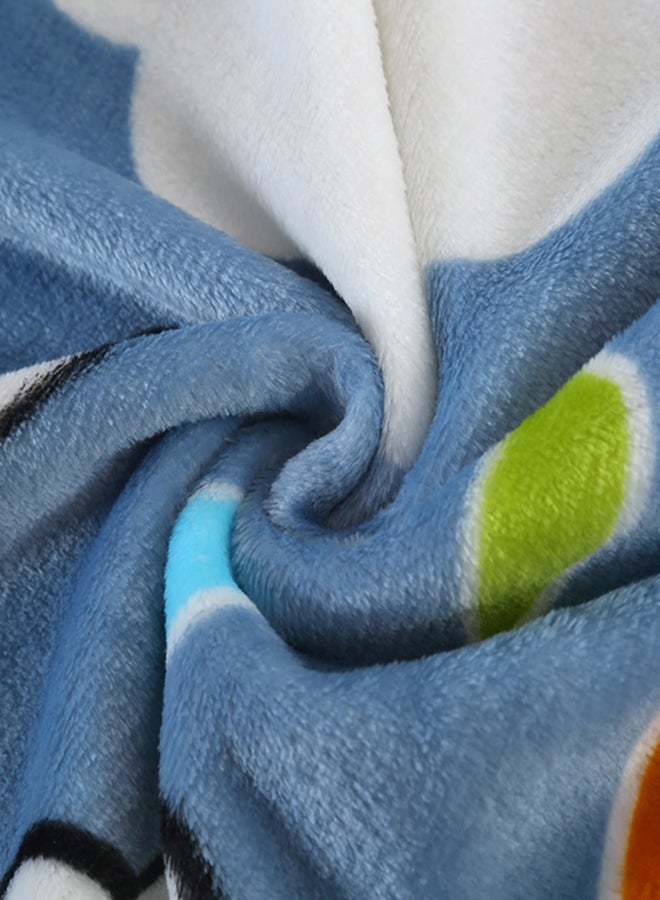 NIBEMINENT Soft Cartoon Pattern Warm Bed Blanket cotton Multicolour 200x230cm - Image 4