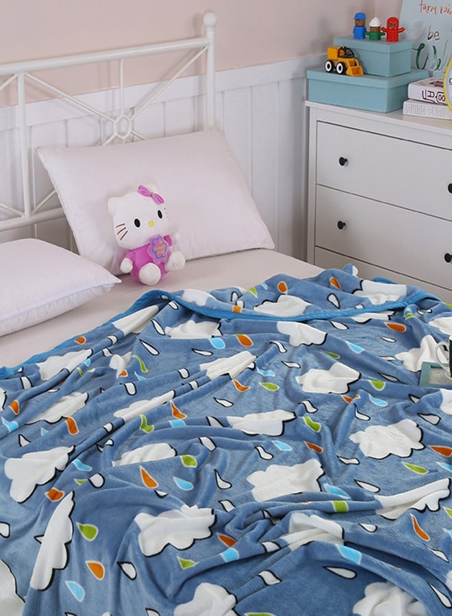 NIBEMINENT Soft Cartoon Pattern Warm Bed Blanket cotton Multicolour 200x230cm - Image 2