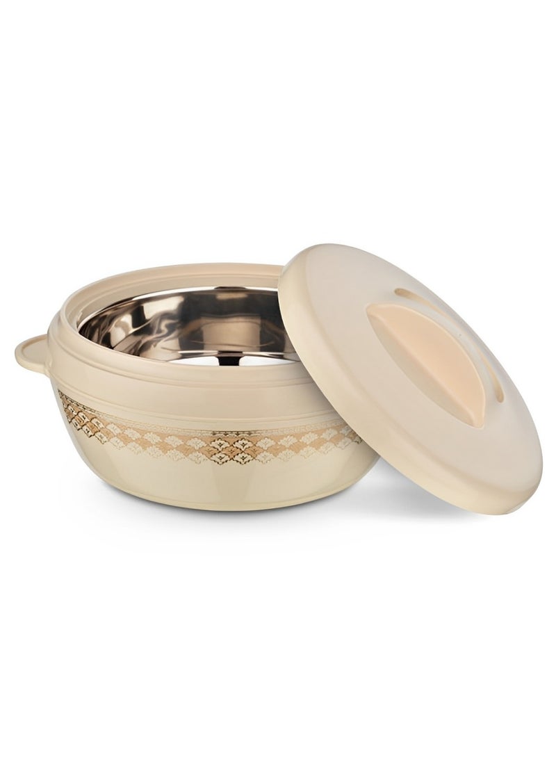 Karishma Stainless Steel Insulated Casserole Hot & Cold Food Warmer Beige - 1200ML - pzsku/Z4E47377CECF90B54D922Z/45/_/1738133246/3bf91011-c75f-4a44-8c3c-f3d8d1e24246