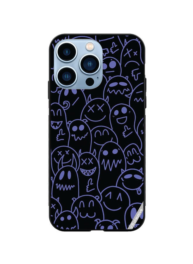 VR CREATIVE Protective Case Cover For Apple iPhone 14 Pro Max Halloween Design Multicolour - Image 1