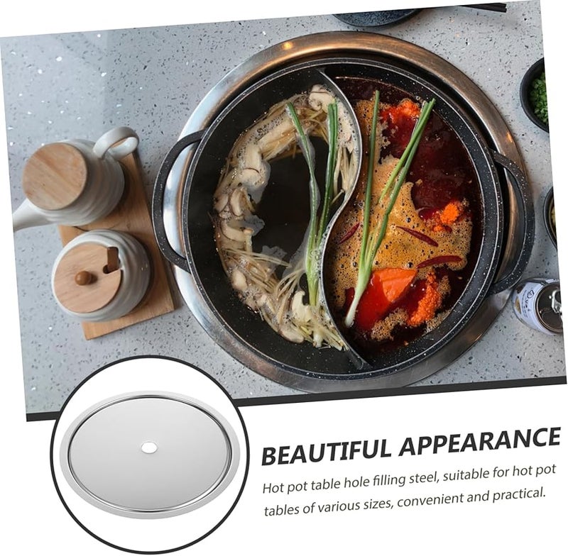 لوحة محول الحث من الفولاذ المقاوم للصدأ حلقة نشر الحرارة لمواقد الغاز طاولات الهوت بوت - Image 4