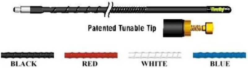 FL3-B Three Foot FireFly Antenna With Tuneable Tip (Black)
