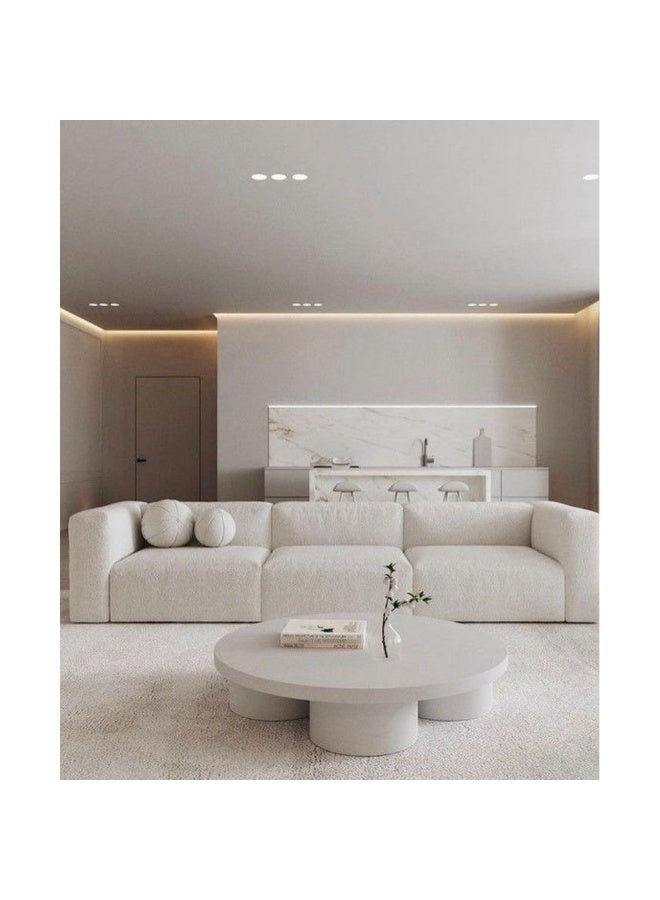 هومزمارت كنبة 3 مقاعد كتان و ام دي اف - بيج - Image 1