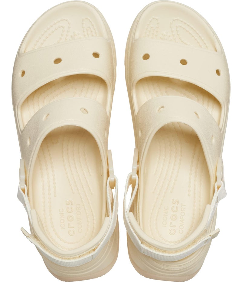 Crocs Classic Hiker Xscape Sandal Vanilla Men's 12, Women's 14 Medium - Image 2
