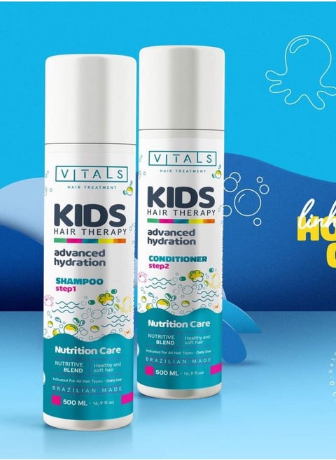Vitals baby care shampoo and conditioner set, 500 ml