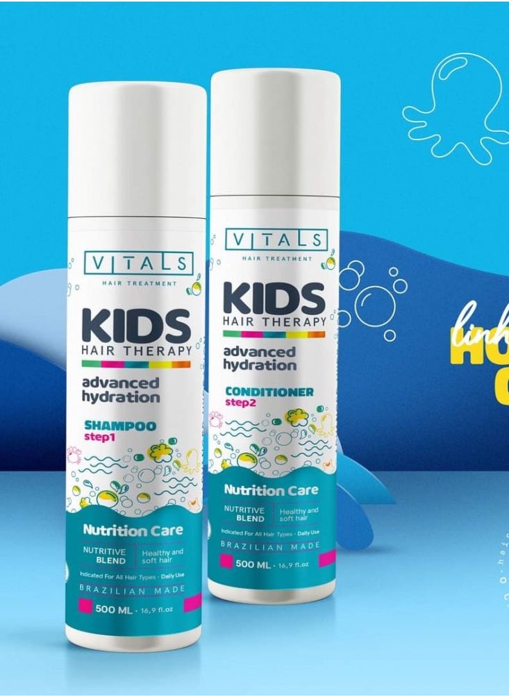 Vitals baby care shampoo and conditioner set, 500 ml