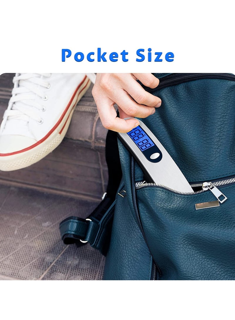 JIHAM Luggage Scale Portable Digital Scale LCD Backlight Digital Luggage Scale 50kg 110lb Travel Suitcase Weighing Scales - Image 5