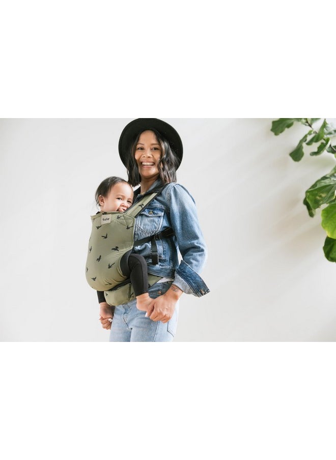 TULA Tula Lite Compact Baby Carrier, Ultra Compact And Lightweight, Convenient Carry Pouch, Ergonomic And Multiple Positions For 12 - 30 Pounds (Soar)…  - Image 2
