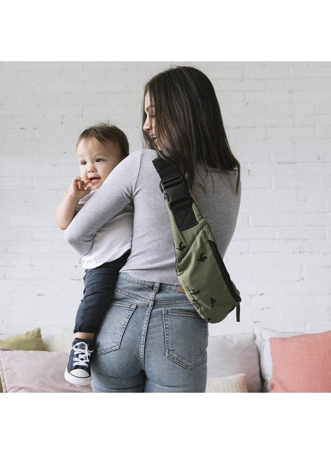TULA Tula Lite Compact Baby Carrier, Ultra Compact And Lightweight, Convenient Carry Pouch, Ergonomic And Multiple Positions For 12 - 30 Pounds (Soar)…  - Image 4