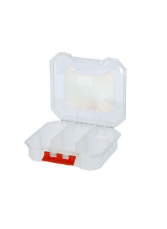Tactix 6-Compartments Storage Box Clear 16.5 cm 320650  - Image 2