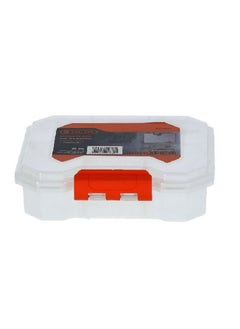 Tactix 6-Compartments Storage Box Clear 16.5 cm 320650  - Image 1