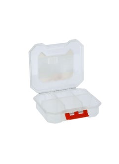 Tactix 6-Compartments Storage Box Clear 16.5 cm 320650  - Image 3