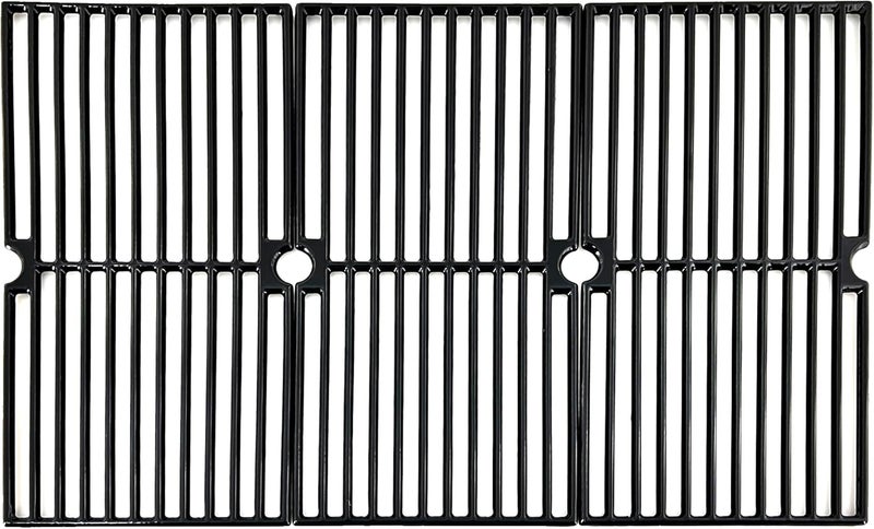 Direct Store Parts DC118 Cast Iron Cooking grid Replacement for Brinkmann 810-1415-F, 810-1470, 810-8300, 810-8300-F, for Grill King 810-9325-0, set of 3 Cooking Grate (17 5/8" x 27 7/8") - Image 1