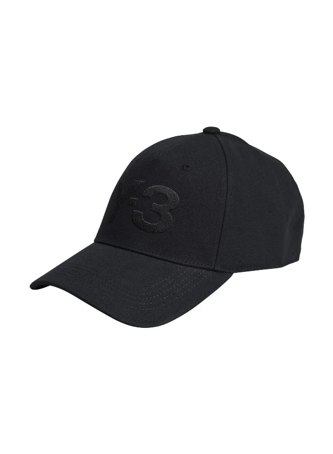 Adidas Adidas Y-3 Logo Cap U Black Sport Style Headwear For Unisex