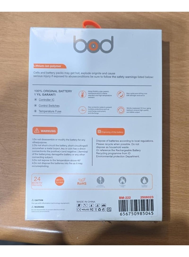 بود بطارية ليثيوم أيون أصلية عالية السعة للايفون 13 برو ماكس لون اسود - Image 3