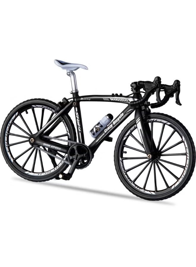 1:8 Scale Die-Cast Road Bike Model - Assorted Color Miniature Bicycle for Collectors, Dioramas, and Toy Vehicle Enthusiasts - Image 1