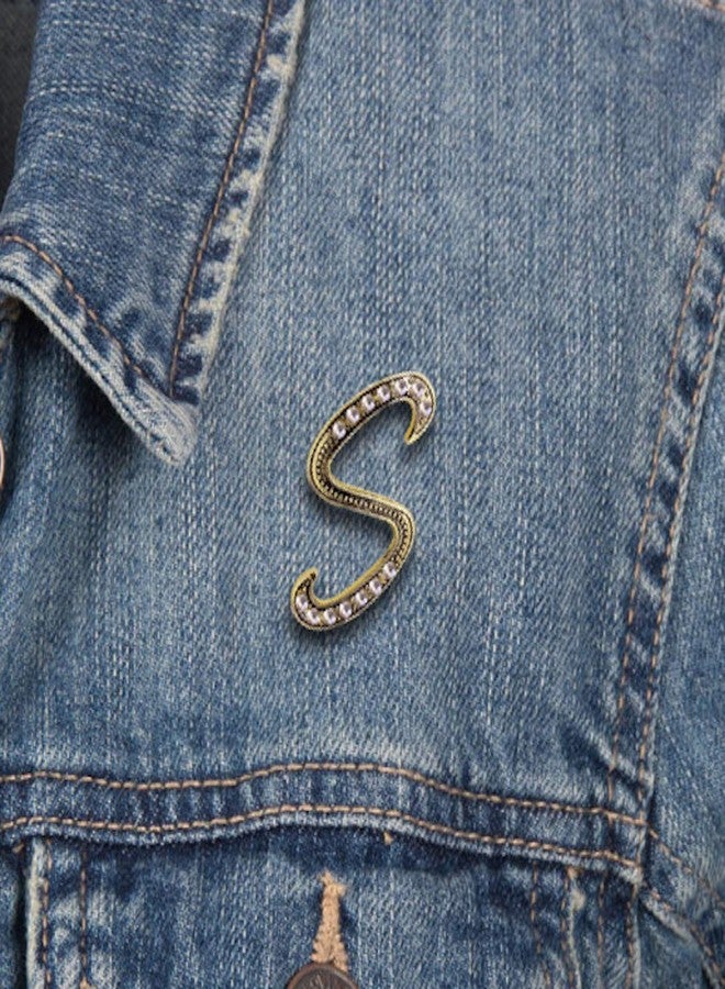 FURE Om Beads Rakhi (Golden) & S Initial Brooch for Brother - Image 5